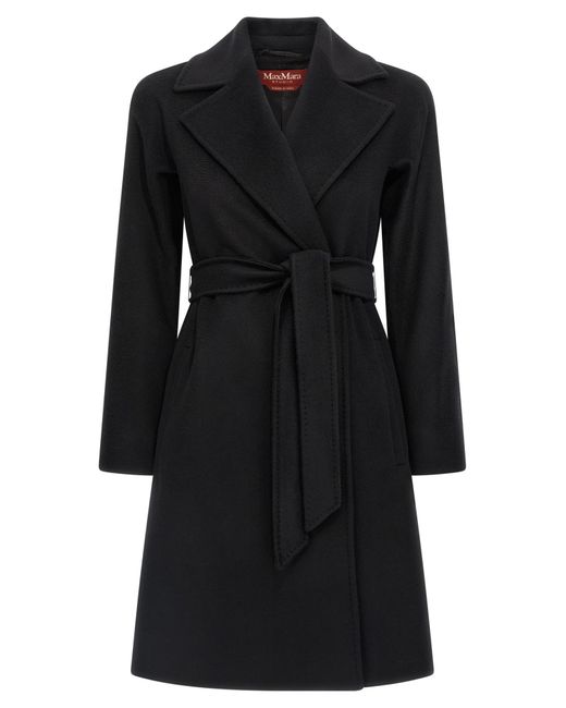 Max Mara Black 'Dravenna' Coat