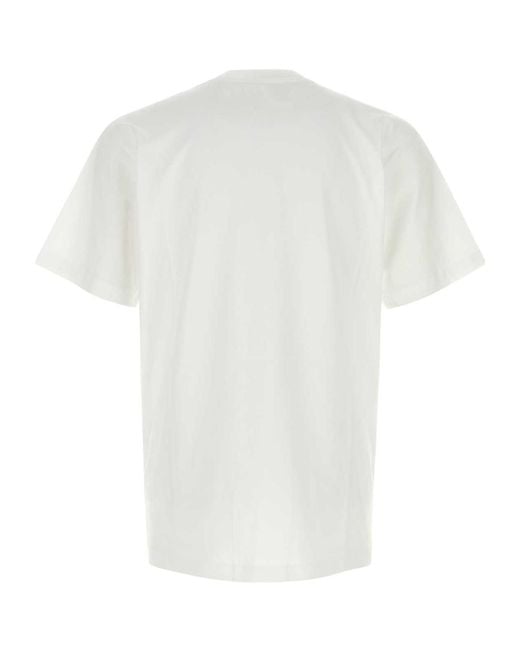 Moschino White Short-Sleeved T-Shirt for men