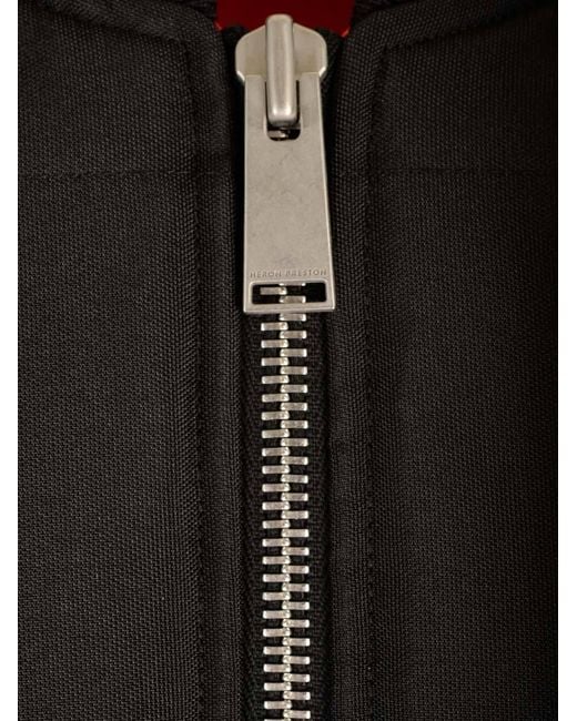 Heron Preston Black H.P.C. Security Zipped Gilet for men