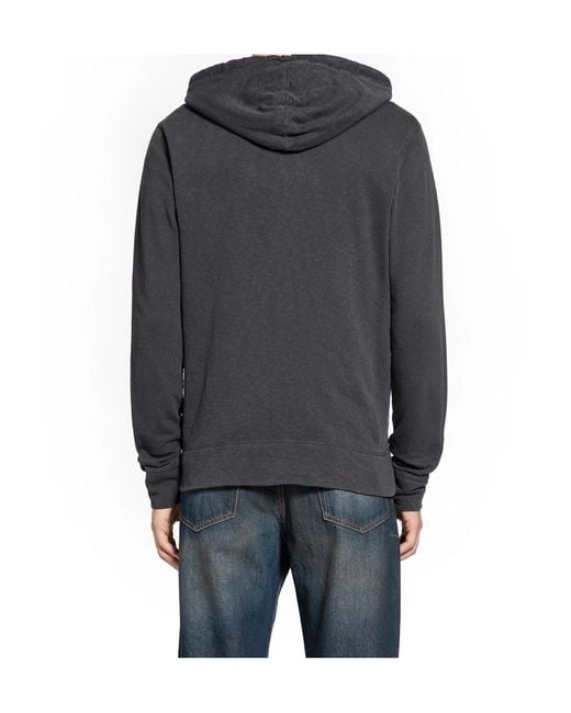 James Perse Gray Zip-Up Hoodie for men