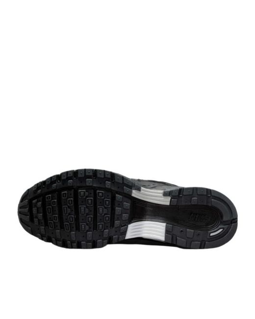 Nike Black P-6000 Suede Running Shoes for men