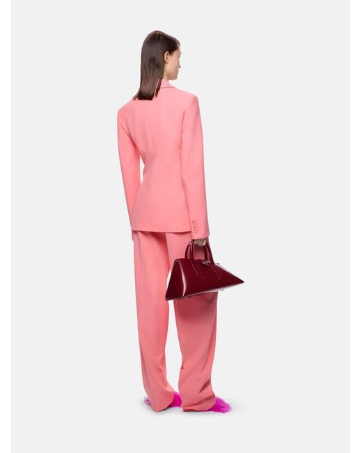 The Attico Pink The Tailored Tapered Trousers