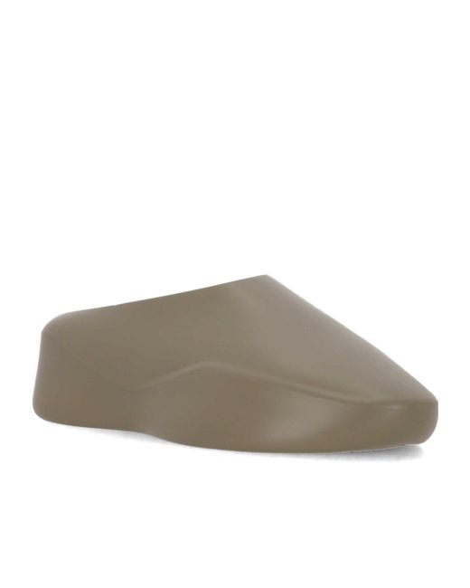 Fear Of God Brown Logo Patch Slip-On Runner Sneakers for men