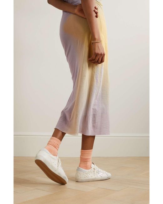 Golden Goose Deluxe Brand White Superstar Lace-Up Sneakers