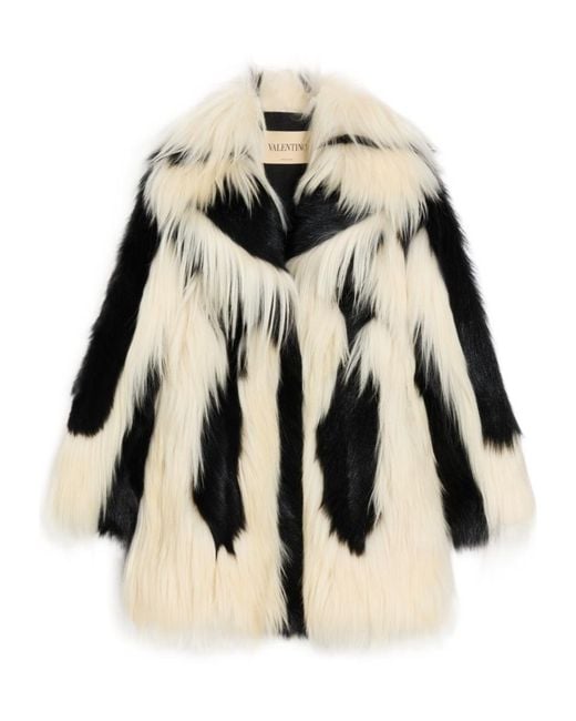 Valentino Natural Shearling Coat