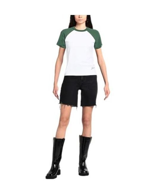 Jacquemus Green Color Block Printed T-Shirt