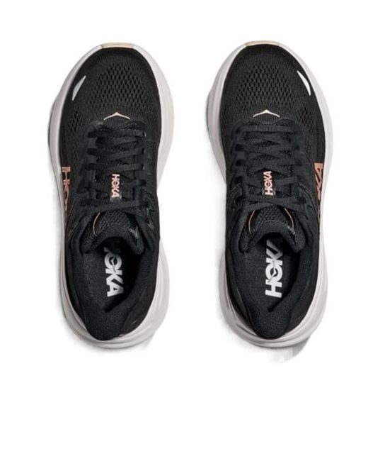 Hoka One One Black Bondi 9 Sneakers