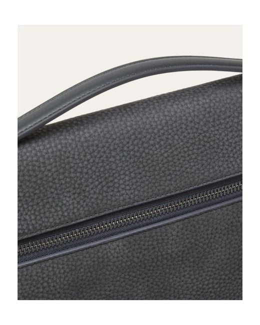 Loro Piana Black Extra Pouch L29 for men