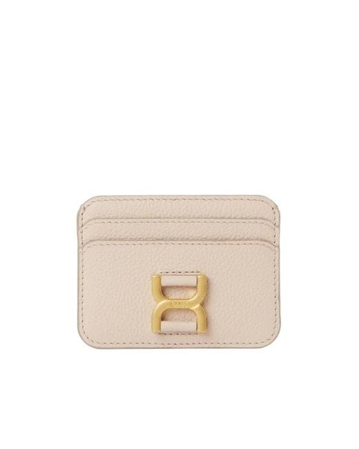 Chloé Natural Marcie Logo Card Bag