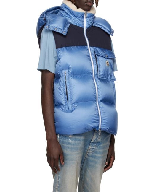 Moncler Blue Oust Vest for men