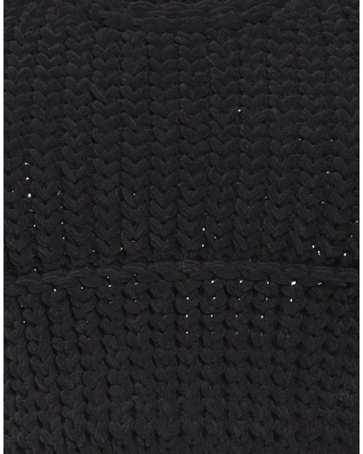 Jacquemus Black Solid Color Tops