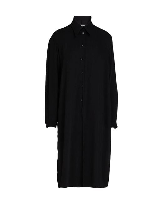 Maison Margiela Black Solid Color Long-Sleeve Shirt