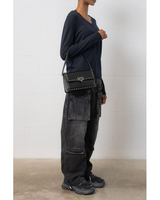 Avant Toi Blue V-Neck Long-Sleeved Sweater