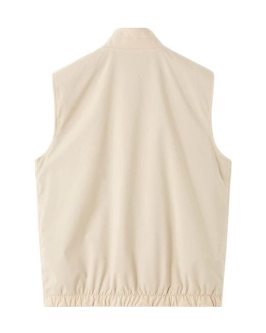 Loro Piana Natural Zipped Reversible Gilet for men