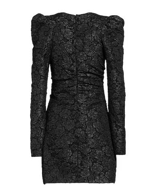 Ganni Black Short Dresses
