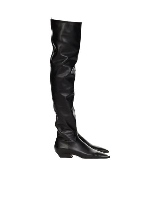 Khaite Black Marfa Boots