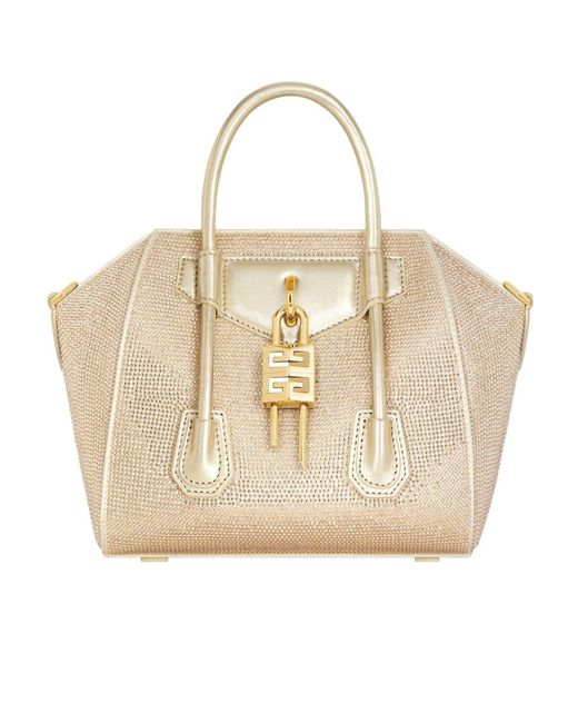 Givenchy Natural Mini Antigona Lock Bag