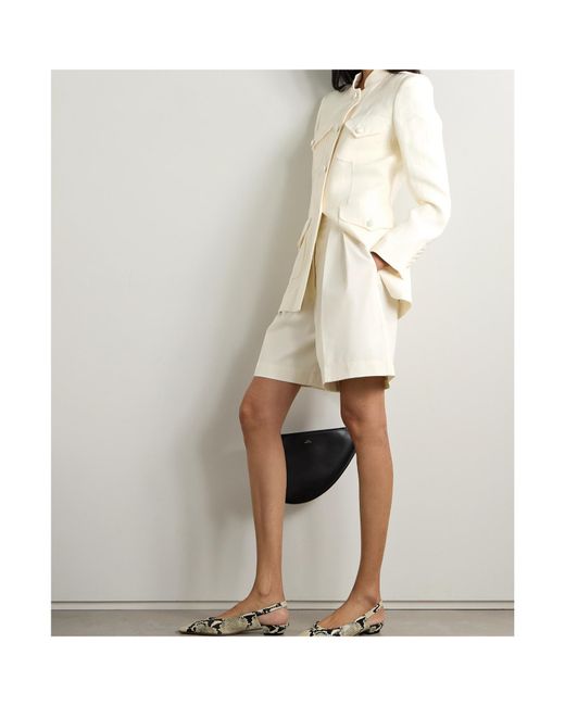 Rohe Natural Pleated Shorts
