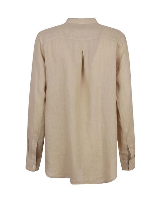 Fay Natural Long-Sleeved Button-Up Shirt