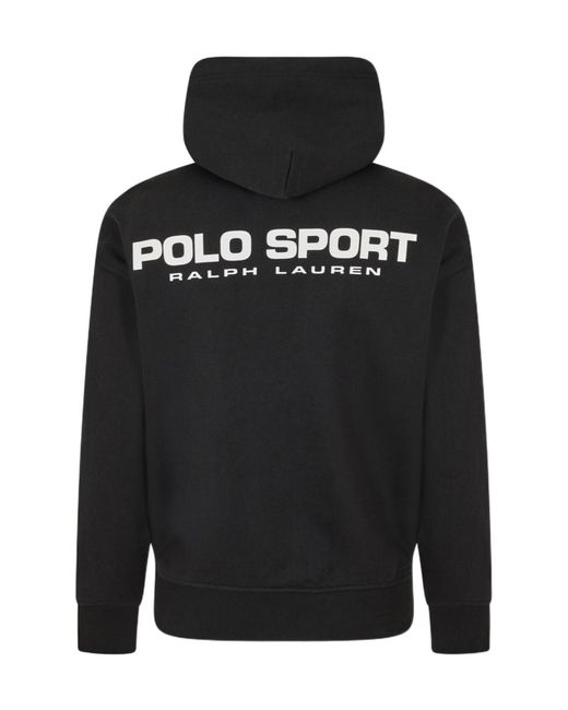 Polo Ralph Lauren Black Logo Hoodie for men