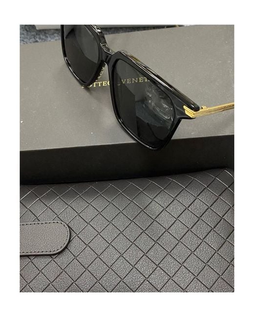 Bottega Veneta Metallic Bv1006S Square-Frame Sunglasses for men