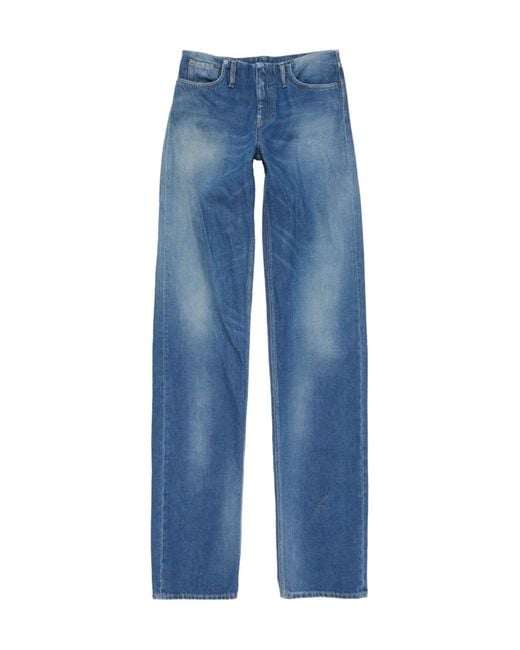 Acne Blue High-Waisted Jeans