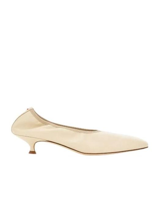 Aeyde Natural 30Mm Hermia Heeled Pumps