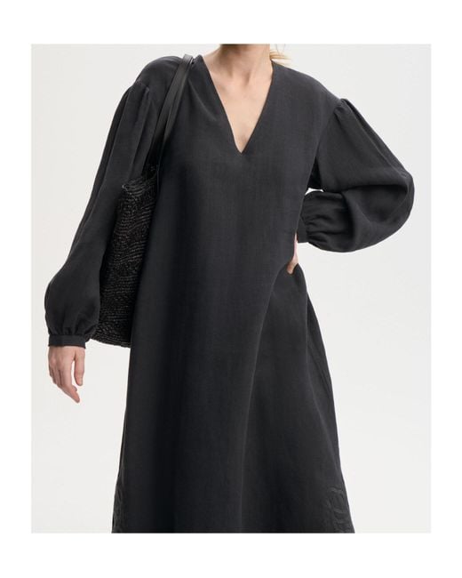 By Malene Birger Blue Louise Linen Maxi Dress
