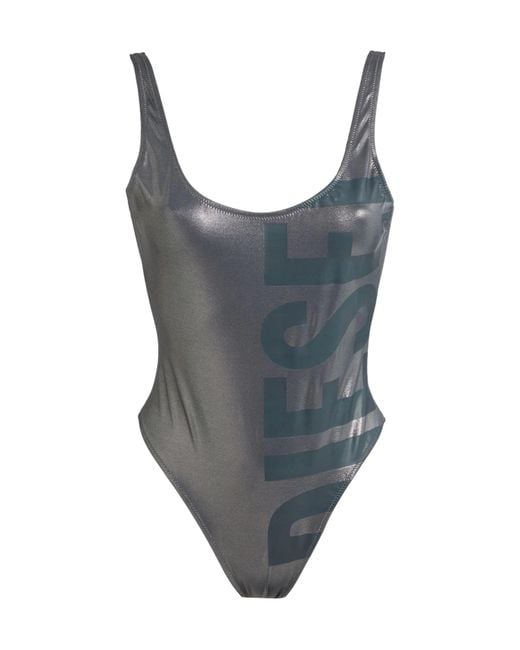 DIESEL Gray One-Piece Swimsuits