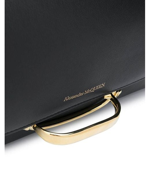 McQueen Gray The Story Shoulder Bag