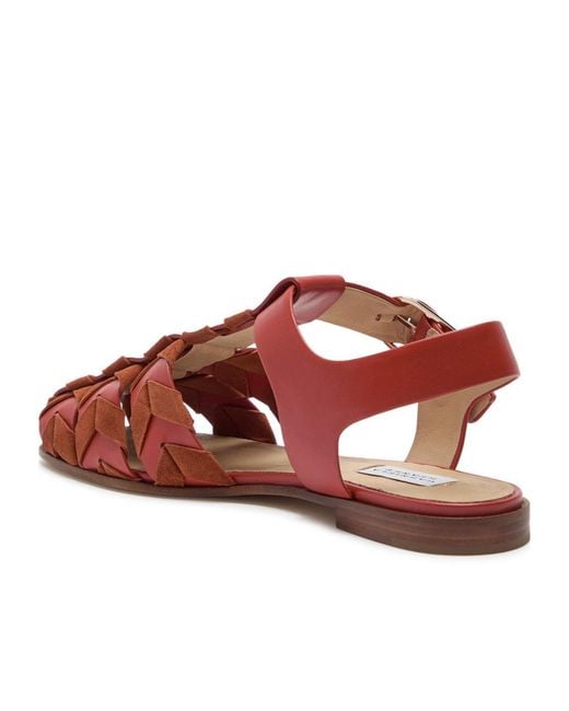 Gabriela Hearst Brown Willow Leather Sandals