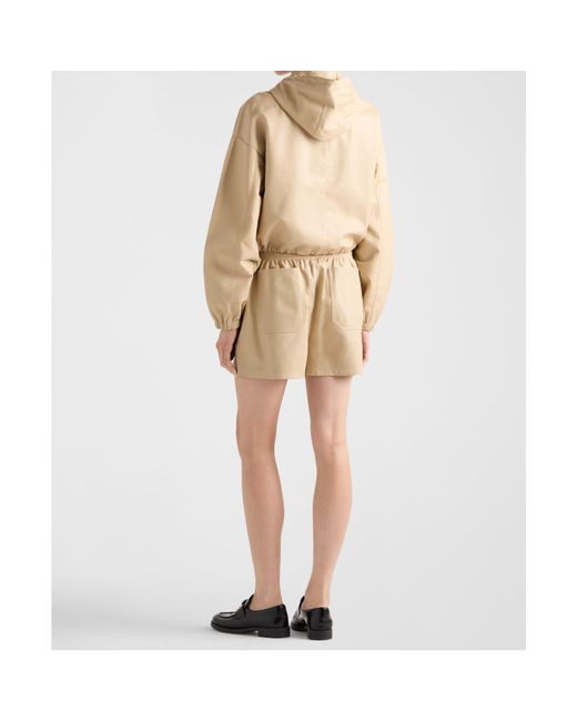 Prada Natural Nappa Leather Jacket