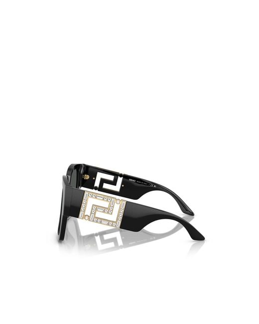 Versace Black Eyewear Butterfly Frame Sunglasses