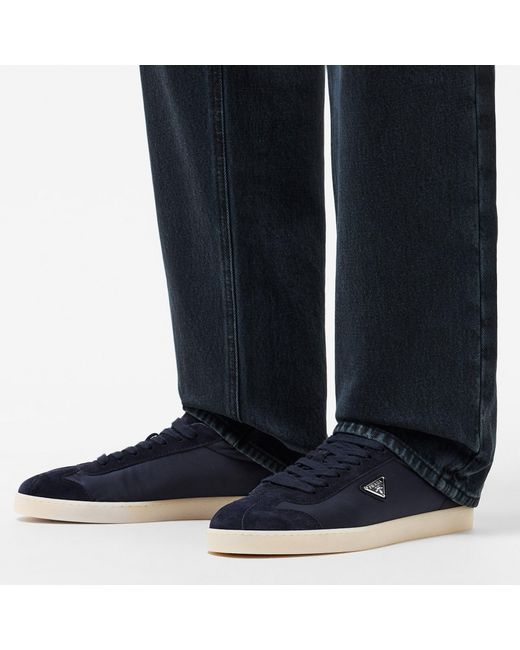 Prada Blue Low-Top Sneakers for men