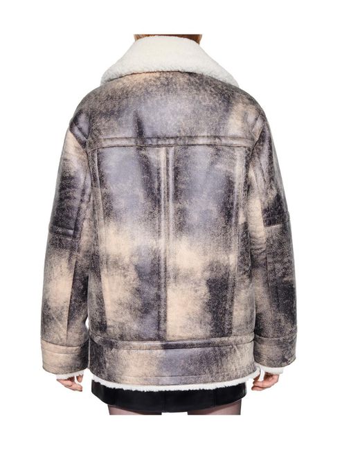 Stand Studio Gray Louisa Button-Up Jacket