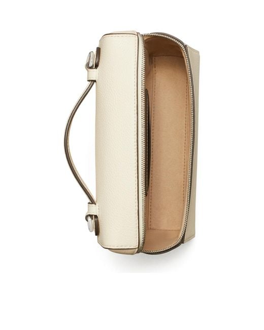 Tory Burch Metallic Romy Slim Top Handle Bag