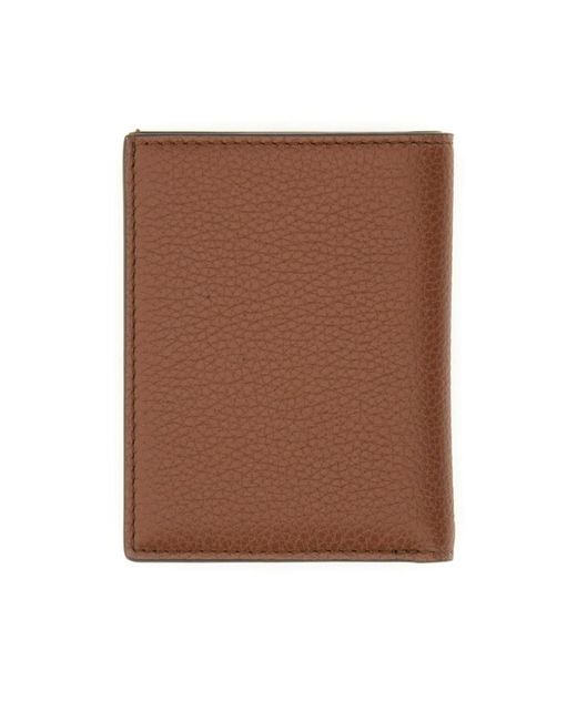 Tom Ford Brown Folded Cardholder for men