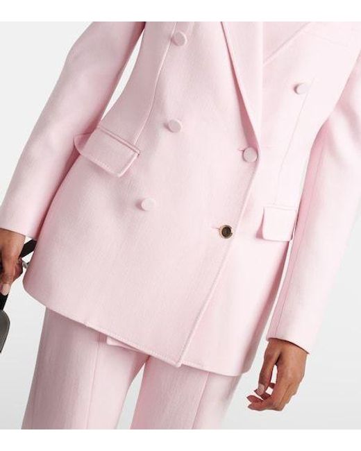Gabriela Hearst Pink Logo Blazer