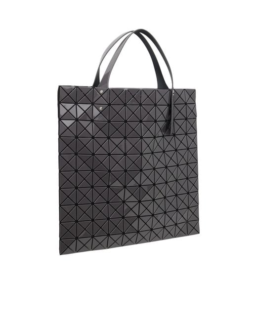 Issey Miyake Black Lucent Geometric Tote Bag