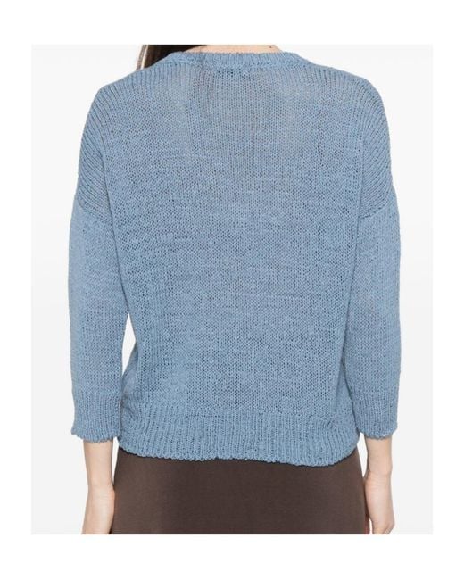 Baserange Blue Long-Sleeved Knitwear
