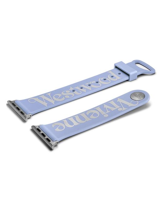 Vivienne Westwood Blue Solidcolor Watch Strap