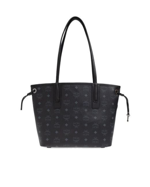 MCM Black Small Liz Tote Bag
