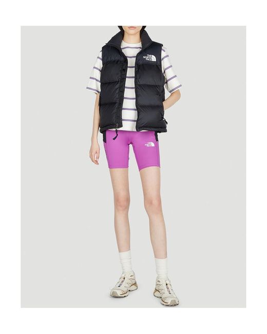 The North Face Black 1996 Retro Nuptse Logo Embroidered Vest