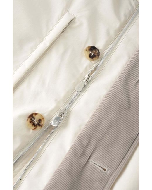 Brunello Cucinelli Natural Long-Sleeved Casual Jacket for men