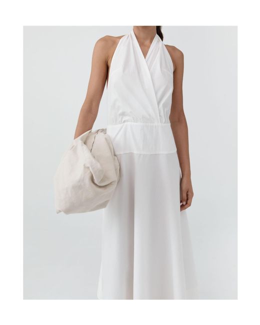 St. Agni White Sleeveless Dress