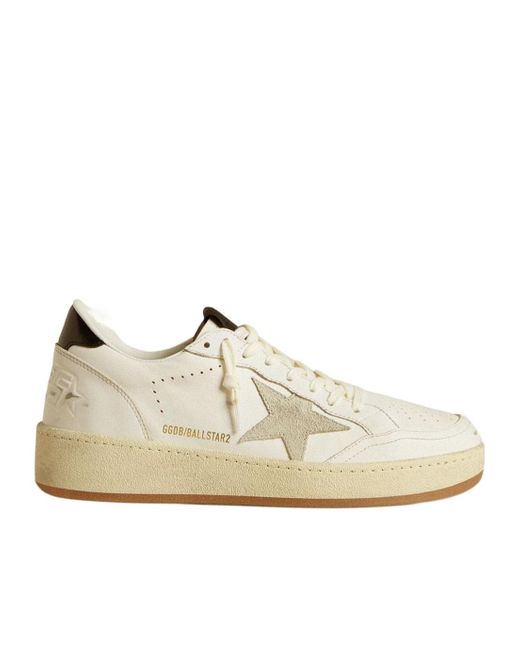 Golden Goose Deluxe Brand White Ballstar 2 Leather Sneaker