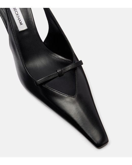Victoria Beckham Multicolor 75 Leather Slingback High-Heel Sandals