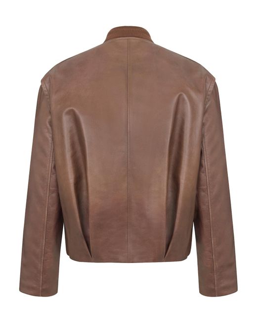 Dior Brown Christian Couture Bomber Jacket for men