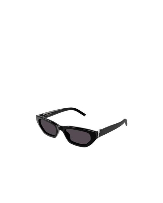 Saint Laurent White Eyewear Cat-Eye Sunglasses for men
