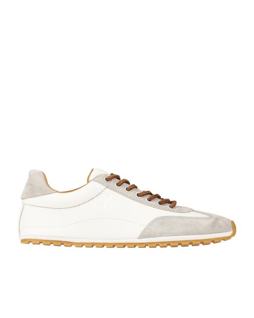 Tory Burch White Leather Sneakers